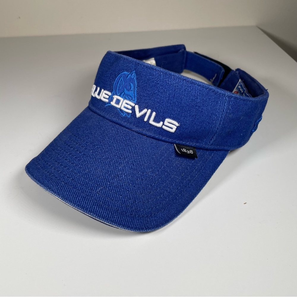 Duke Blue Devils NCAA Strapback Visor Cap Captain's Collection Great condition